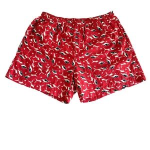 Columbia PFG XL 6in Red Marlin American Flag Mesh Lined Water Shorts Swim Trunks
